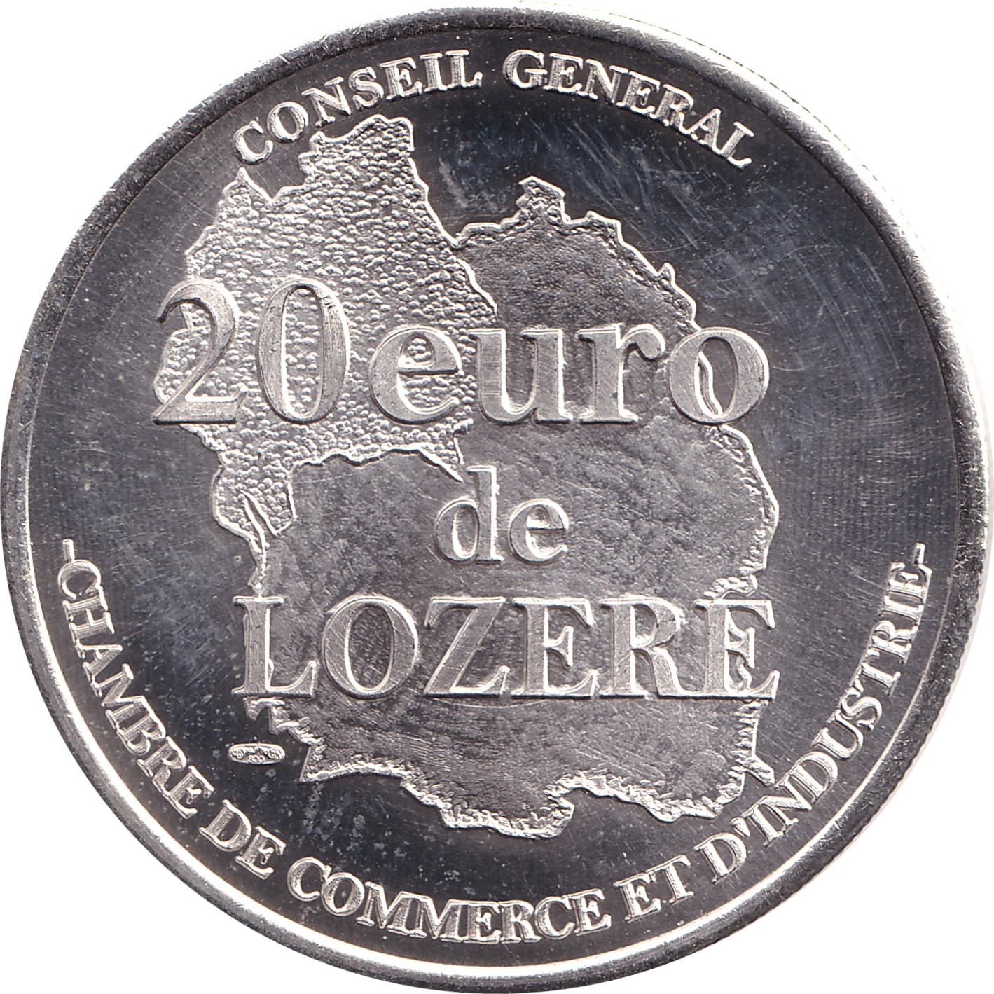 20 euro argent - Conseil Général