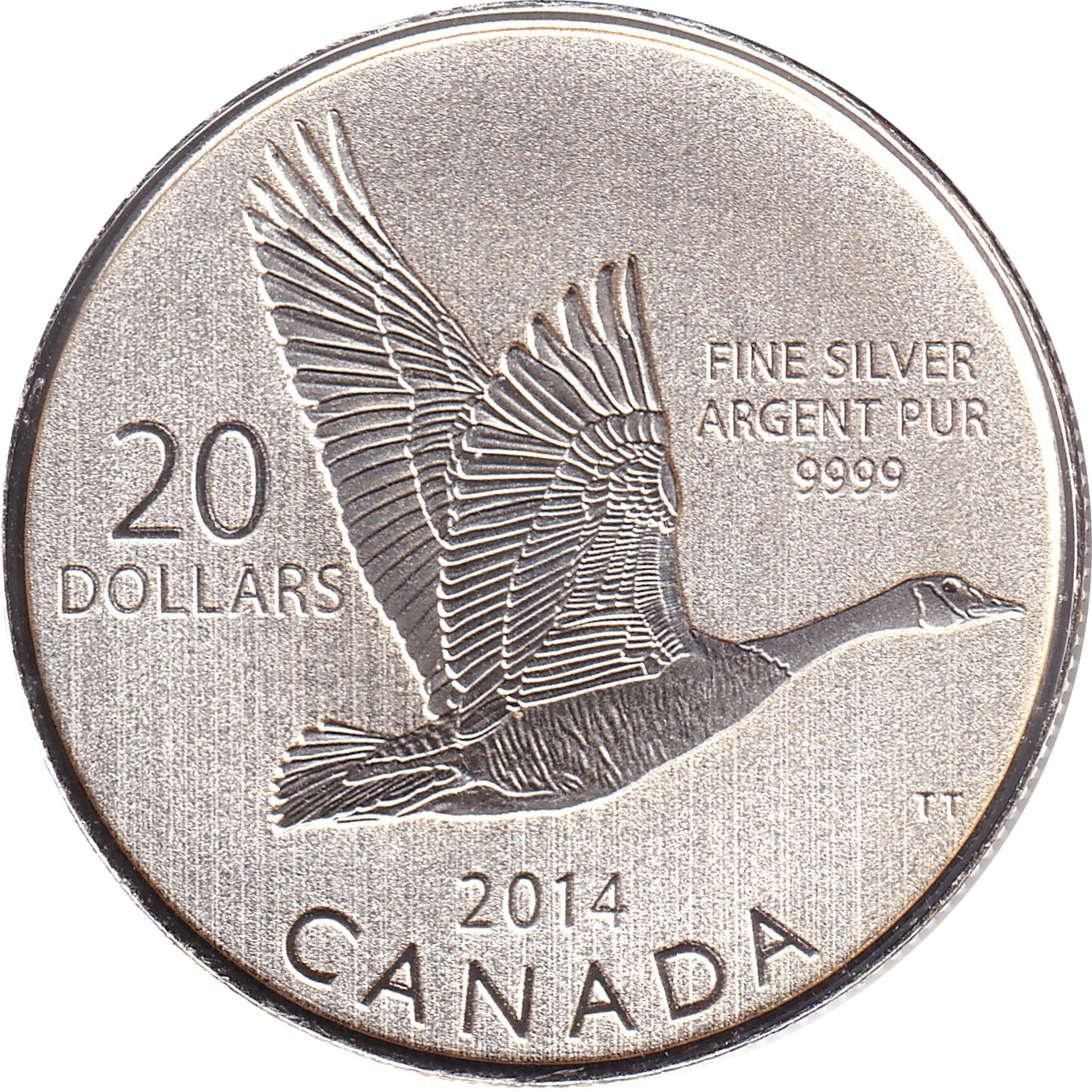 20 dollars argent - Bernache du Canada