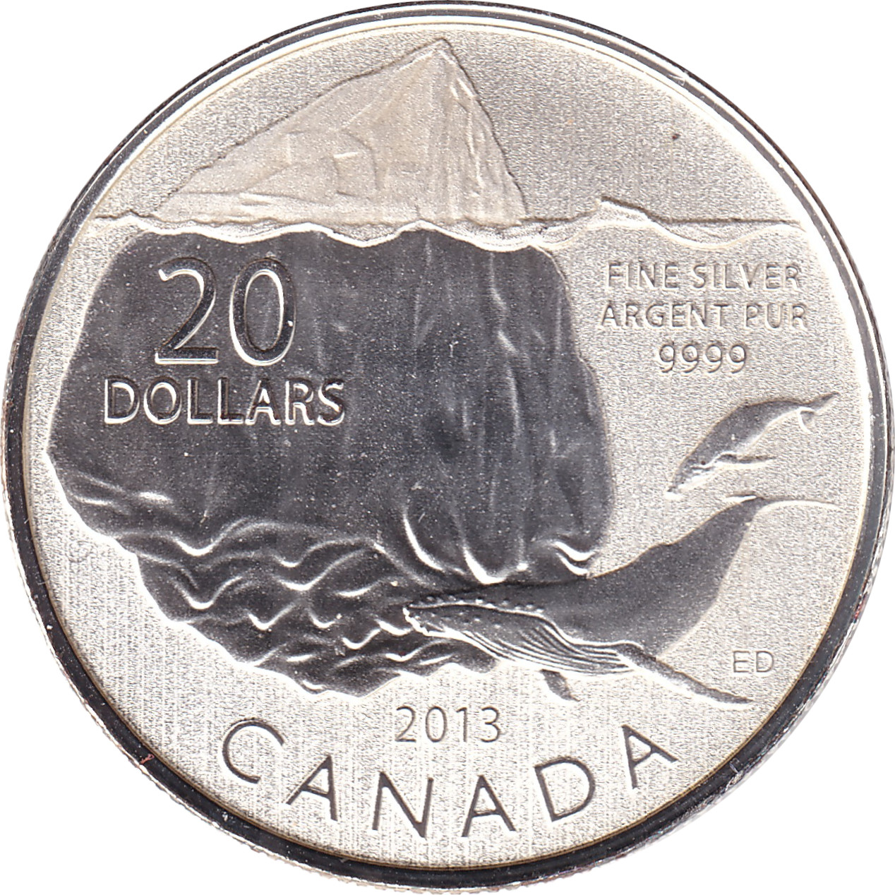 20 dollars silver - Iceberg