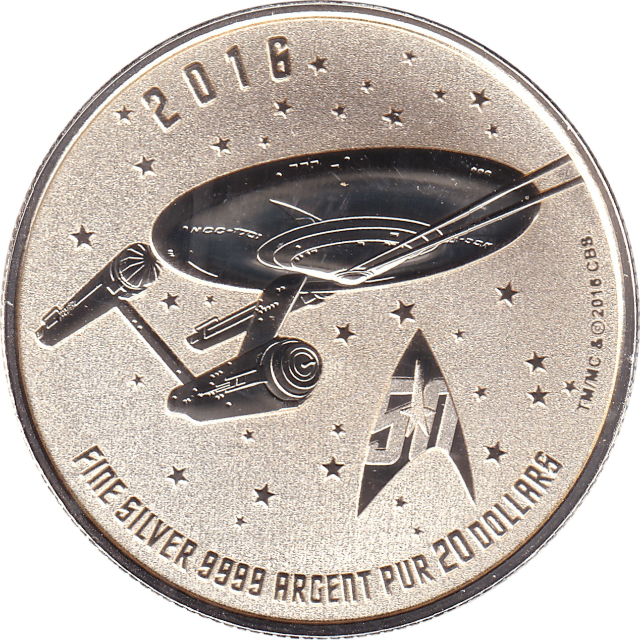 20 dollars argent - Star Trek