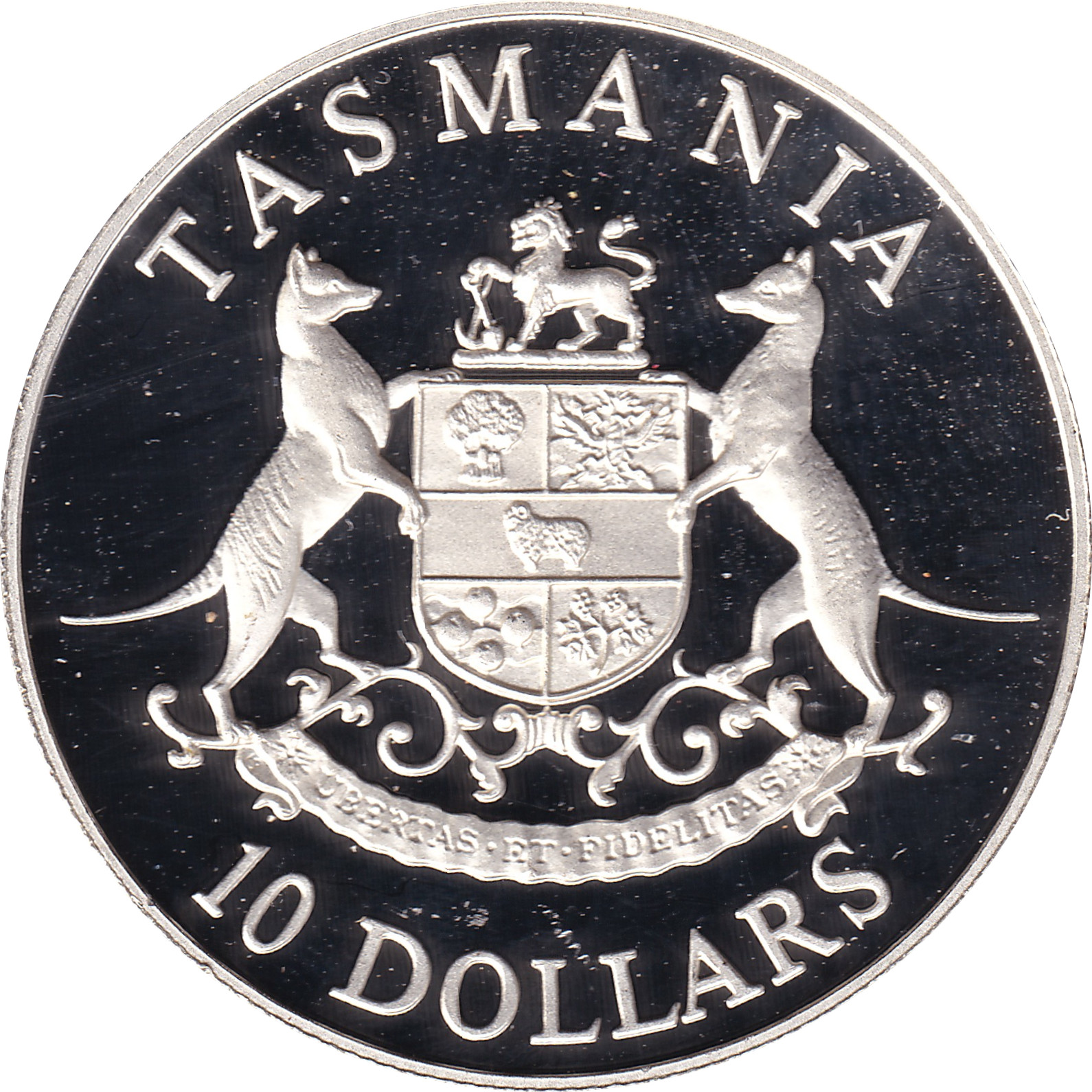 10 dollars silver - Tasmania