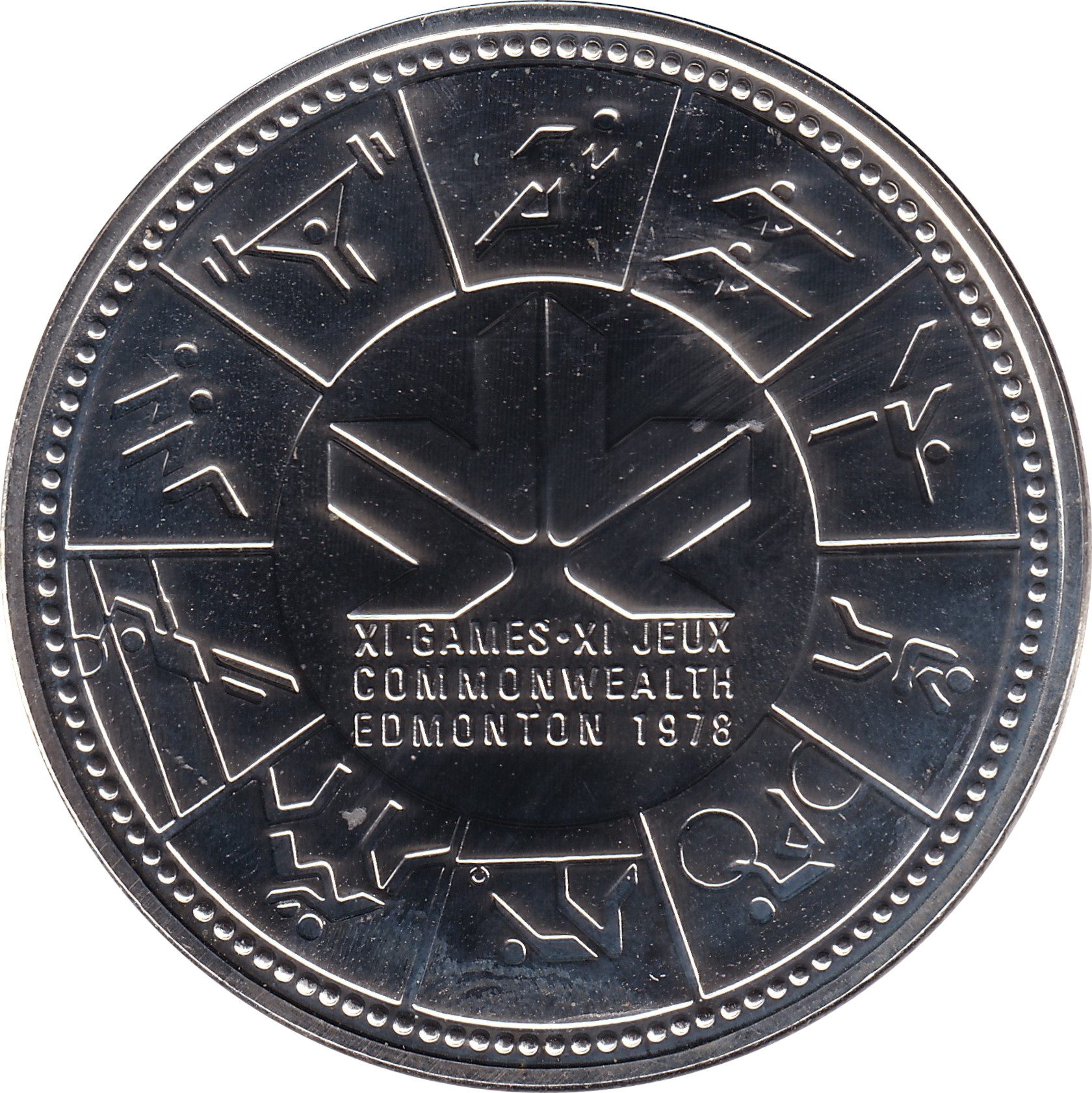 1 dollar silver - XI Commonwealth Games